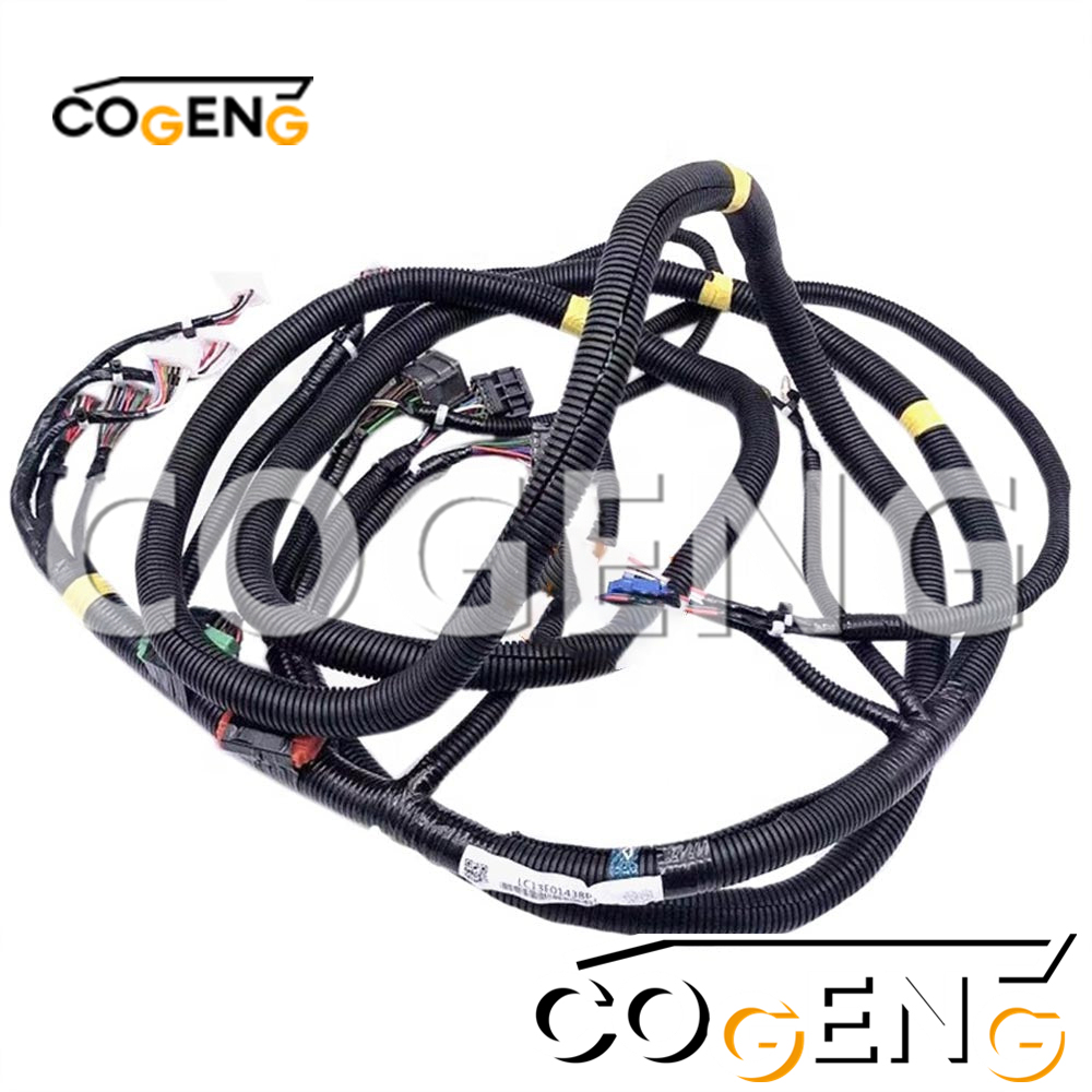 COGENG  LQ14E01018P1 OEM-Compatible Main Chassis Wiring Harness,Excavator Solenoid Valve | Excavator Pressure Switch | Excavator Revolution Sensor | Excavator Wiring Harness | Excavator Throttle Motor --- COGENG High-Qulity Parts Service GAOGENG Provider,COGENG LQ14E01018P1 Main Chassis Harness Kobelco SK170-485 OEM