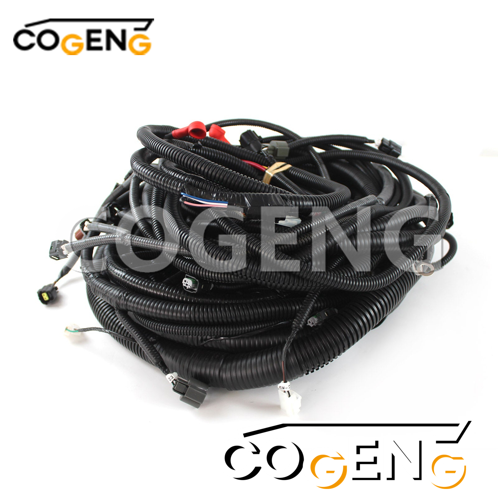 COGENG Premium KOBELCO Wiring Harness Set | Replaces LQ13E01070P1 & LQ13E01072P2 | Compatible with SK130, SK135 Excavators,Excavator Solenoid Valve | Excavator Pressure Switch | Excavator Revolution Sensor | Excavator Wiring Harness | Excavator Throttle Motor --- COGENG High-Qulity Parts Service GAOGENG Provider,COGENG LQ13E01070P1 72P2 Wiring Harness Set Kobelco SK130 SK135