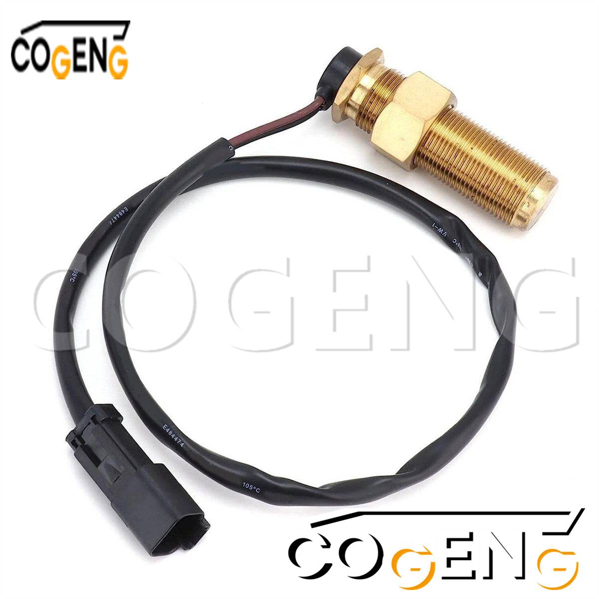 COGENG Premium Engine Coolant Temperature Sensor for Komatsu Large Excavators | Direct Replacement for 7861-93-2310 | Compatible with PC600, PC650, PC700, PC800, PC850 Models,Excavator Solenoid Valve | Excavator Pressure Switch | Excavator Revolution Sensor | Excavator Wiring Harness | Excavator Throttle Motor --- COGENG High-Qulity Parts Service GAOGENG Provider,COGENG 7861-93-2310 Coolant Temperature Sensor Komatsu PC600-850