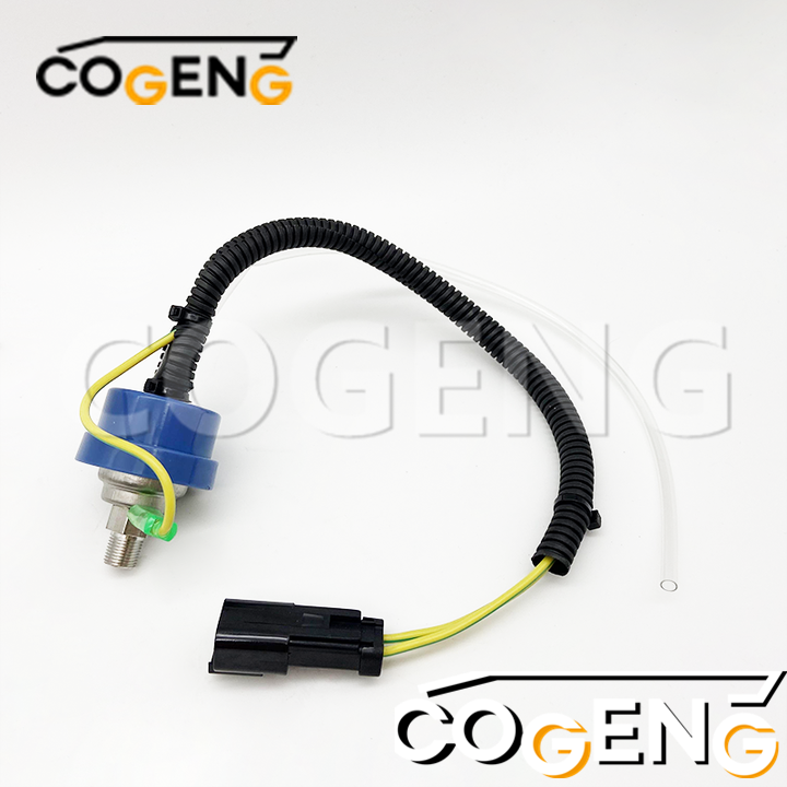 COGENG  Ensure Cabin Comfort & System Efficiency/ Komatsu AC Pressure Sensor 7861-91-1420,Excavator Solenoid Valve | Excavator Pressure Switch | Excavator Revolution Sensor | Excavator Wiring Harness | Excavator Throttle Motor --- COGENG High-Qulity Parts Service GAOGENG Provider,COGENG A/C Pressure Sensor Replacement for Komatsu 7861-91-1420 | Fits PC200-8 & PC300-8 Excavators