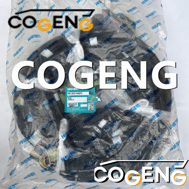 COGENG YN13E01449P3  YN14E01106P1 Premium Main Wiring Harness,Excavator Solenoid Valve | Excavator Pressure Switch | Excavator Revolution Sensor | Excavator Wiring Harness | Excavator Throttle Motor --- COGENG High-Qulity Parts Service GAOGENG Provider,COGENG YN13E01449P3 & YN14E01106P1 Main Wiring Harness for Komatsu
