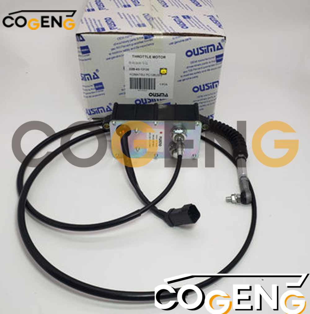 COGENG Premium Throttle Control Motor for Komatsu Excavators | Direct Replacement for 22B-43-13130 | Engine RPM Actuator,Excavator Solenoid Valve | Excavator Pressure Switch | Excavator Revolution Sensor | Excavator Wiring Harness | Excavator Throttle Motor --- COGENG High-Qulity Parts Service GAOGENG Provider,COGENG 22B-43-13130 Throttle Control Motor Komatsu Excavator OEM