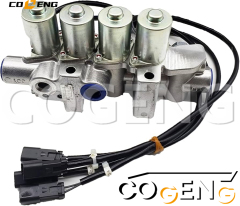 COGENG 203-60-71210 Komatsu Solenoid Valve Assembly | Direct OEM Replacement for Multiple Komatsu Applications,Excavator Solenoid Valve | Excavator Pressure Switch | Excavator Revolution Sensor | Excavator Wiring Harness | Excavator Throttle Motor --- COGENG High-Qulity Parts Service GAOGENG Provider,COGENG Premium Solenoid Valve Assembly for Komatsu Excavators | Direct Replacement for Part # 203-60-71210 | Hydraulic Control Solenoid Valve
