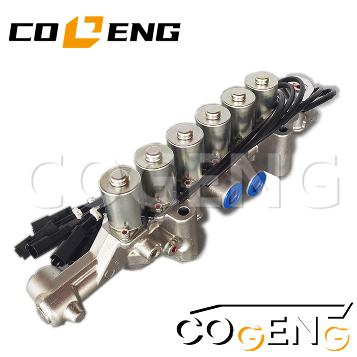 COGENG 203-60-71210 Komatsu Solenoid Valve Assembly | Direct OEM Replacement for Multiple Komatsu Applications,Excavator Solenoid Valve | Excavator Pressure Switch | Excavator Revolution Sensor | Excavator Wiring Harness | Excavator Throttle Motor --- COGENG High-Qulity Parts Service GAOGENG Provider,COGENG Premium Solenoid Valve Assembly for Komatsu Excavators | Direct Replacement for Part # 203-60-71210 | Hydraulic Control Solenoid Valve