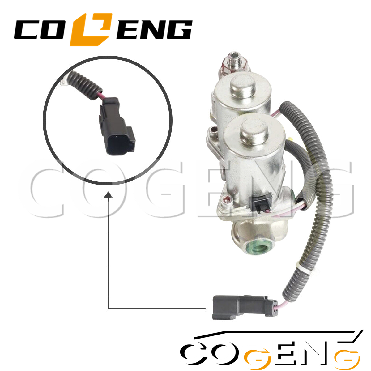 COGENG Premium Solenoid Valve Assembly for Komatsu | Direct Replacement for 22F-60-21201 | Hydraulic Control & Directional Valve,Excavator Solenoid Valve | Excavator Pressure Switch | Excavator Revolution Sensor | Excavator Wiring Harness | Excavator Throttle Motor --- COGENG High-Qulity Parts Service GAOGENG Provider,COGENG 22F-60-21201 Solenoid Valve Assembly Komatsu Hydraulic OEM