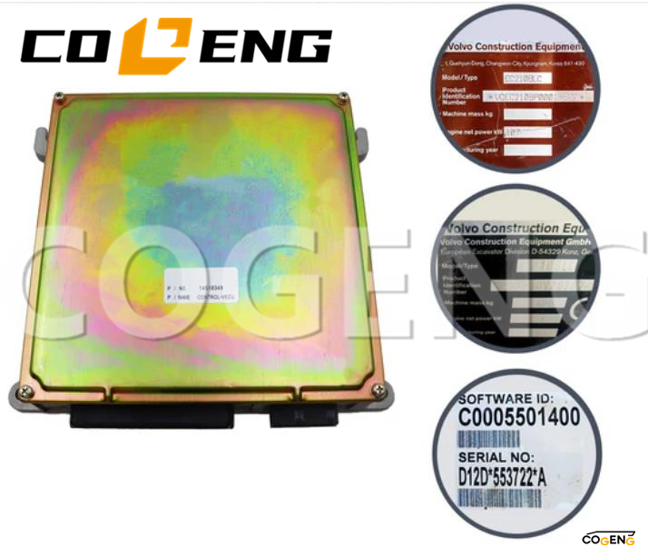 COGENG  VOE14518349 VOE14514090   14518349 14514090   V-ECU Engine Controller | Direct OEM Replacement for Volvo B Generation Excavators,Excavator Solenoid Valve | Excavator Pressure Switch | Excavator Revolution Sensor | Excavator Wiring Harness | Excavator Throttle Motor --- COGENG High-Qulity Parts Service GAOGENG Provider,COGENG VOE14518349 14514090 V-ECU Engine Controller Volvo B Excavator
