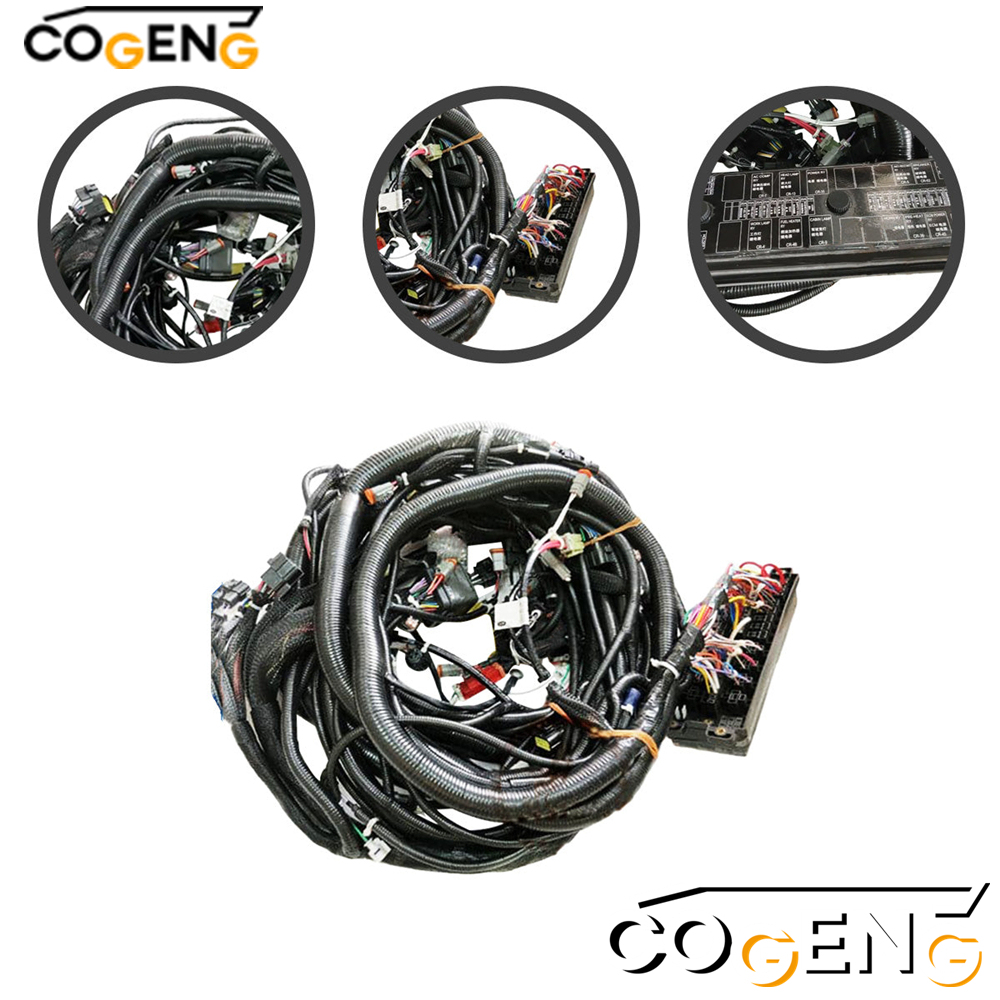 COGENG 21Q6-18306 &  21Q6-16600 & 21Q6-18401 & 21Q6-10504 & 21Q4-15101 Direct Fit Hyundai Wiring Harness Kit,Excavator Solenoid Valve | Excavator Pressure Switch | Excavator Revolution Sensor | Excavator Wiring Harness | Excavator Throttle Motor --- COGENG High-Qulity Parts Service GAOGENG Provider,COGENG 21Q6-18306 16600 18401 10504 21Q4-15101 Harness Kit Hyundai