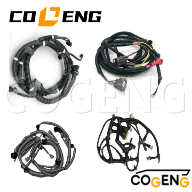 COGENG LC16E01011P1  LC16E01011P2 Engine Wiring Harness  for Kobelco SK200-6E Excavator,Excavator Solenoid Valve | Excavator Pressure Switch | Excavator Revolution Sensor | Excavator Wiring Harness | Excavator Throttle Motor --- COGENG High-Qulity Parts Service GAOGENG Provider,COGENG LC16E01011P1/P2 Wiring Harness Kobelco SK200-6E Excavator