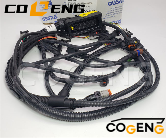 COGENG 320/09727  320/A9998    JCB   Wiring Harness | Direct OEM Replacement  for JS200 JS220,Excavator Solenoid Valve | Excavator Pressure Switch | Excavator Revolution Sensor | Excavator Wiring Harness | Excavator Throttle Motor --- COGENG High-Qulity Parts Service GAOGENG Provider,COGENG 320/09727 Wiring Harness JCB JS200 JS220 Direct OEM Replacement