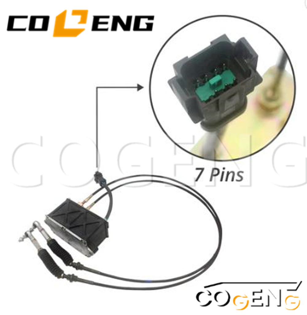 COGENG 247-5211 2475211 Governor Throttle Motor | Dual Cable 7-Pin Design for CAT 318C 319C Excavators,Excavator Solenoid Valve | Excavator Pressure Switch | Excavator Revolution Sensor | Excavator Wiring Harness | Excavator Throttle Motor --- COGENG High-Qulity Parts Service GAOGENG Provider,COGENG 247-5211 Throttle Motor CAT 318C 319C Excavator Dual Cable