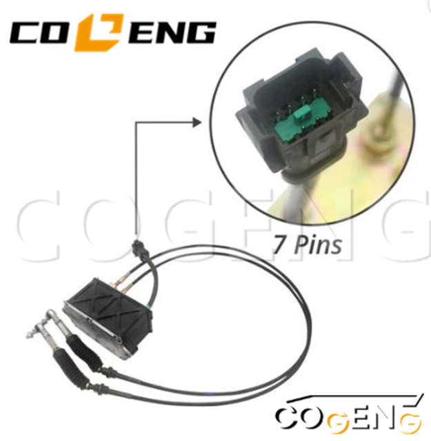 COGENG 247-5211 2475211 Governor Throttle Motor | Dual Cable 7-Pin Design for CAT 318C 319C Excavators,Excavator Solenoid Valve | Excavator Pressure Switch | Excavator Revolution Sensor | Excavator Wiring Harness | Excavator Throttle Motor --- COGENG High-Qulity Parts Service GAOGENG Provider,COGENG 247-5211 Throttle Motor CAT 318C 319C Excavator Dual Cable