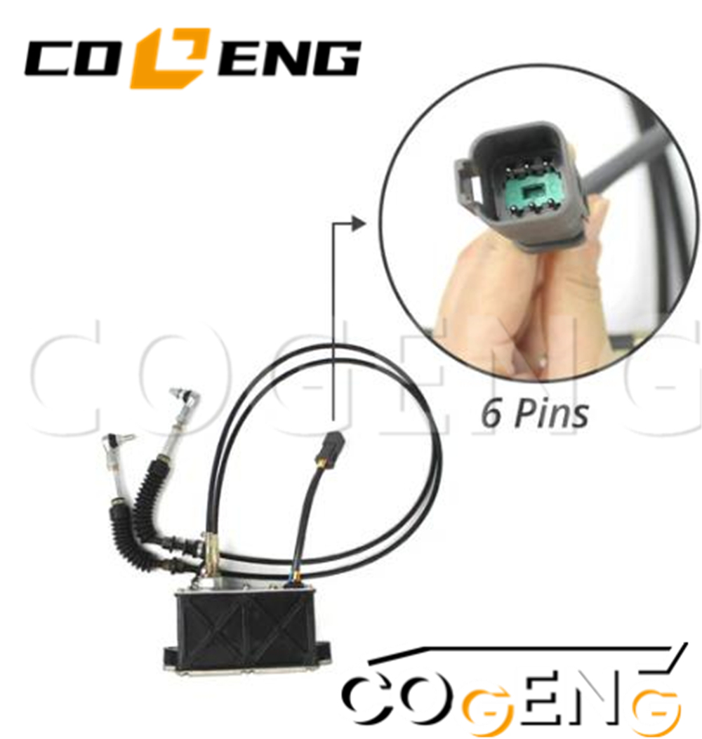 COGENG   247-5227   2475227  Caterpillar Throttle Motor | Double Cable 6-Pin Design for E320 E312 Excavators,Excavator Solenoid Valve | Excavator Pressure Switch | Excavator Revolution Sensor | Excavator Wiring Harness | Excavator Throttle Motor --- COGENG High-Qulity Parts Service GAOGENG Provider,COGENG 247-5227 Caterpillar Throttle Motor 320 E312 Excavator 6-Pin