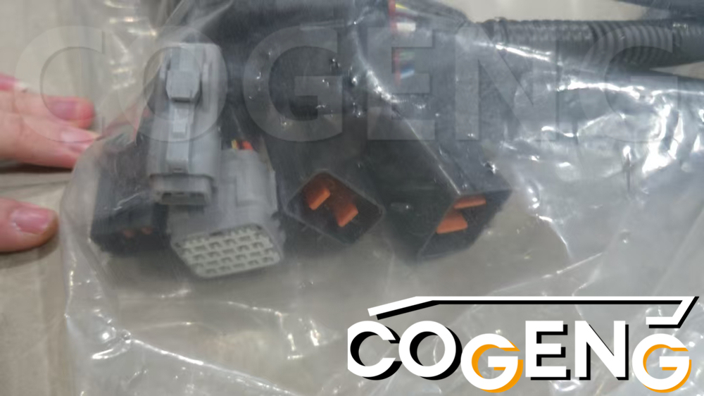 COGENG    721/11637 721/12522  721-11637  721-12522 OEM-Compatible Wiring Harness,Excavator Solenoid Valve | Excavator Pressure Switch | Excavator Revolution Sensor | Excavator Wiring Harness | Excavator Throttle Motor --- COGENG High-Qulity Parts Service GAOGENG Provider,COGENG Premium-Grade Cab Wiring Harness | High Reliability Replacement for JCB JS160 & JS200 Excavators  721/11637 721/12522