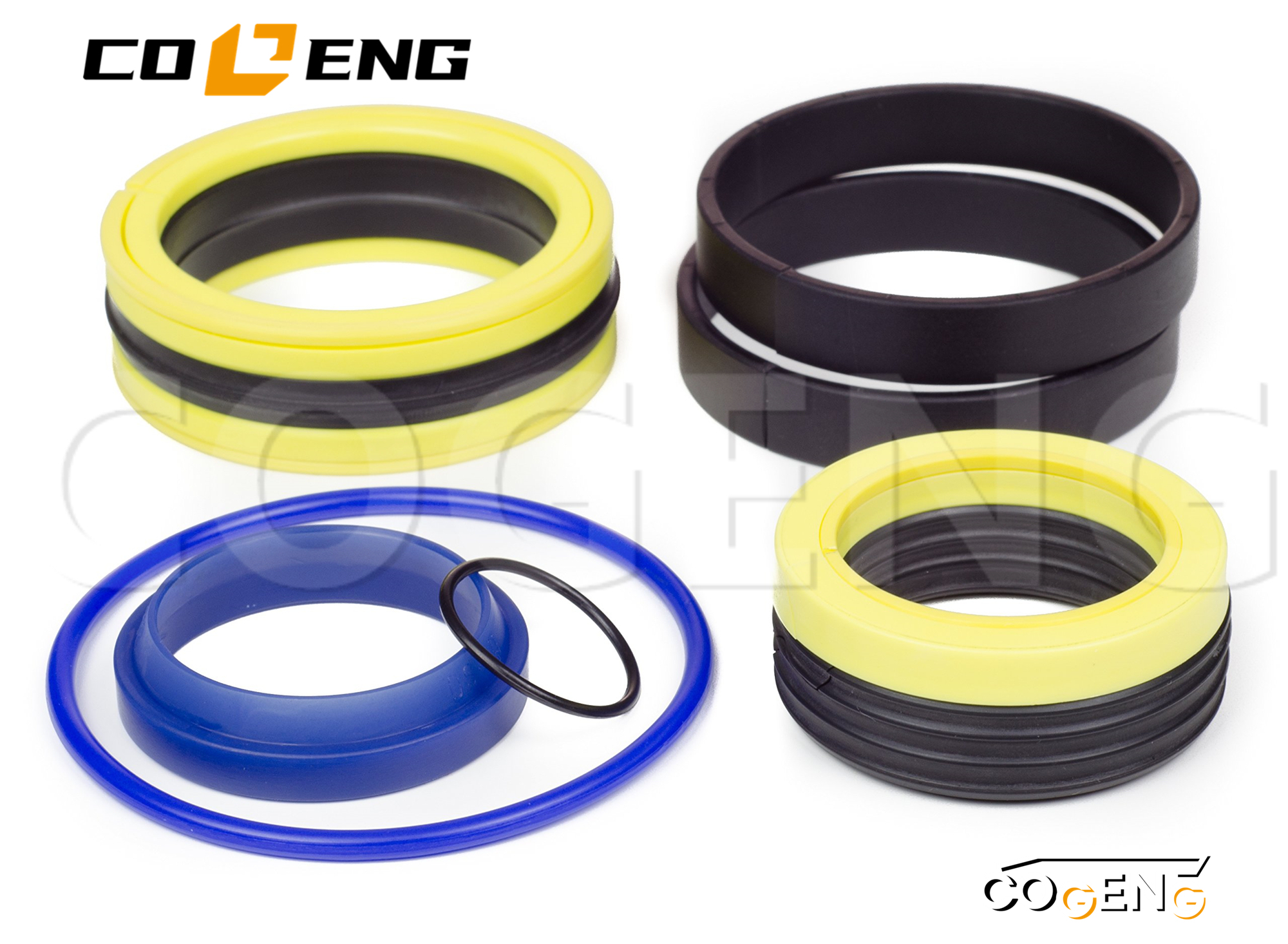 COGENG 991/00015  991/00016  JCB Equivalent Hydraulic Cylinder Seal Kit,Excavator Solenoid Valve | Excavator Pressure Switch | Excavator Revolution Sensor | Excavator Wiring Harness | Excavator Throttle Motor --- COGENG High-Qulity Parts Service GAOGENG Provider,COGENG 991/00015 991/00016 Hydraulic Cylinder Seal Kit JCB