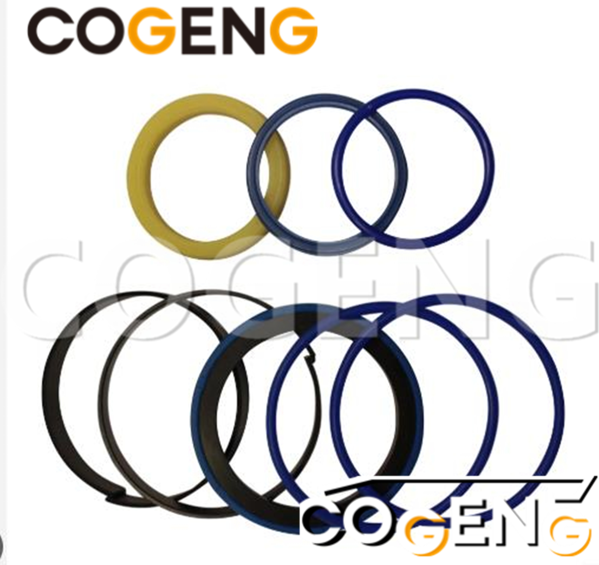 COGENG 991/00145 991-00145 99100145 JCB  Premium Hydraulic Cylinder Seal Kit,Excavator Solenoid Valve | Excavator Pressure Switch | Excavator Revolution Sensor | Excavator Wiring Harness | Excavator Throttle Motor --- COGENG High-Qulity Parts Service GAOGENG Provider,COGENG 991-00145 Premium Hydraulic Cylinder Seal Kit for JCB Equipment | Direct OEM Replacement | Complete Overhaul Solution