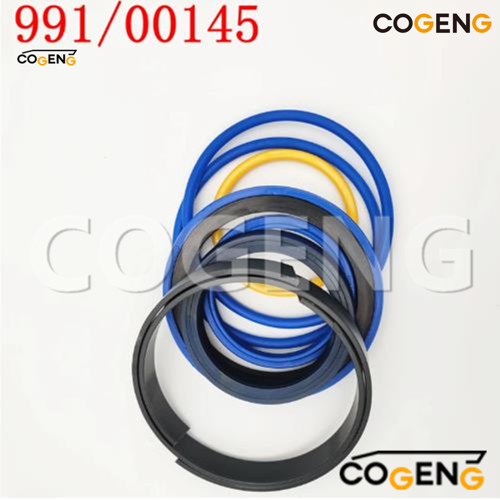 COGENG 991/00145 991-00145 99100145 JCB  Premium Hydraulic Cylinder Seal Kit,Excavator Solenoid Valve | Excavator Pressure Switch | Excavator Revolution Sensor | Excavator Wiring Harness | Excavator Throttle Motor --- COGENG High-Qulity Parts Service GAOGENG Provider,COGENG 991-00145 Premium Hydraulic Cylinder Seal Kit for JCB Equipment | Direct OEM Replacement | Complete Overhaul Solution