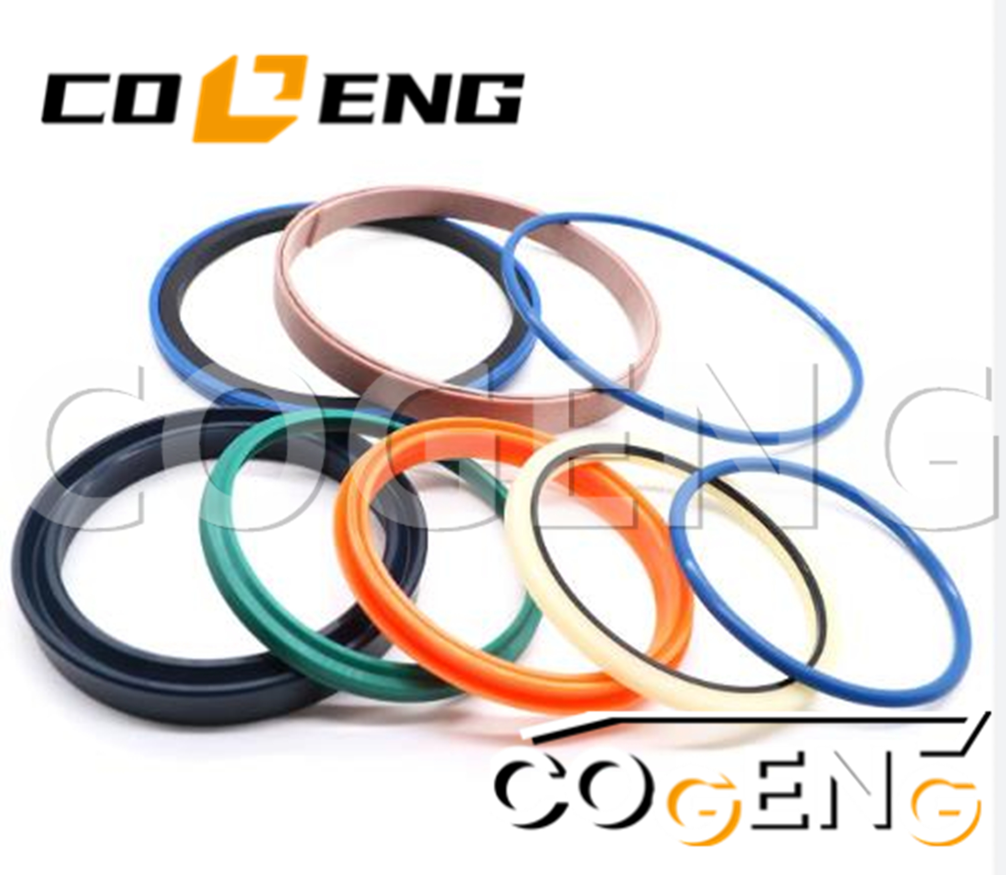 COGENG 991/20028 JCB Premium Hydraulic Cylinder Seal Kit,Excavator Solenoid Valve | Excavator Pressure Switch | Excavator Revolution Sensor | Excavator Wiring Harness | Excavator Throttle Motor --- COGENG High-Qulity Parts Service GAOGENG Provider,COGENG 991/20028 Premium Hydraulic Cylinder Seal Kit JCB