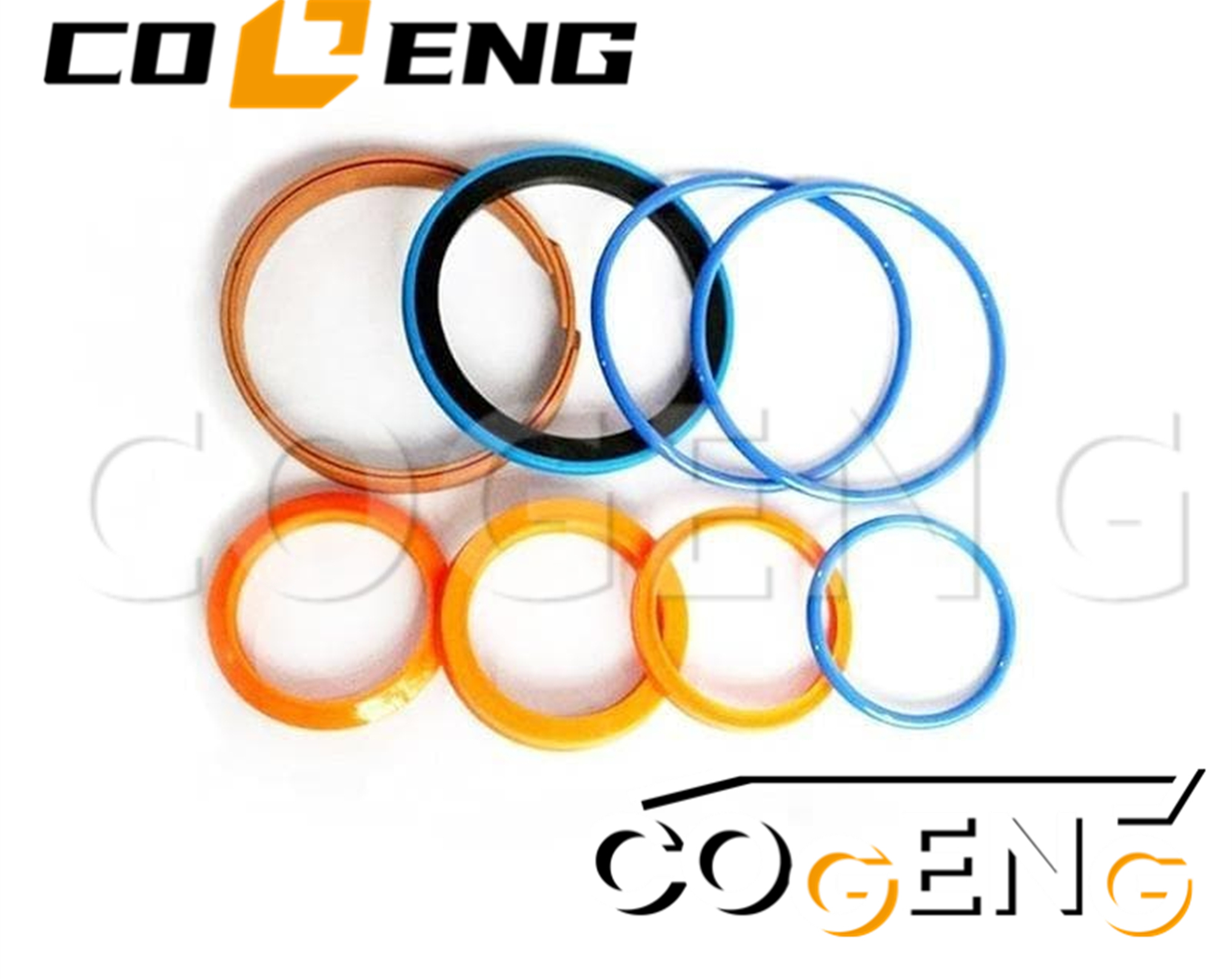 COGENG 550/42835 Bucket Cylinder Seal Kit for JCB 3CX 4CX Backhoe Loaders | Premium Replacement Solution,Excavator Solenoid Valve | Excavator Pressure Switch | Excavator Revolution Sensor | Excavator Wiring Harness | Excavator Throttle Motor --- COGENG High-Qulity Parts Service GAOGENG Provider,COGENG 550/42835 Bucket Cylinder Seal Kit JCB 3CX 4CX Backhoe Loader