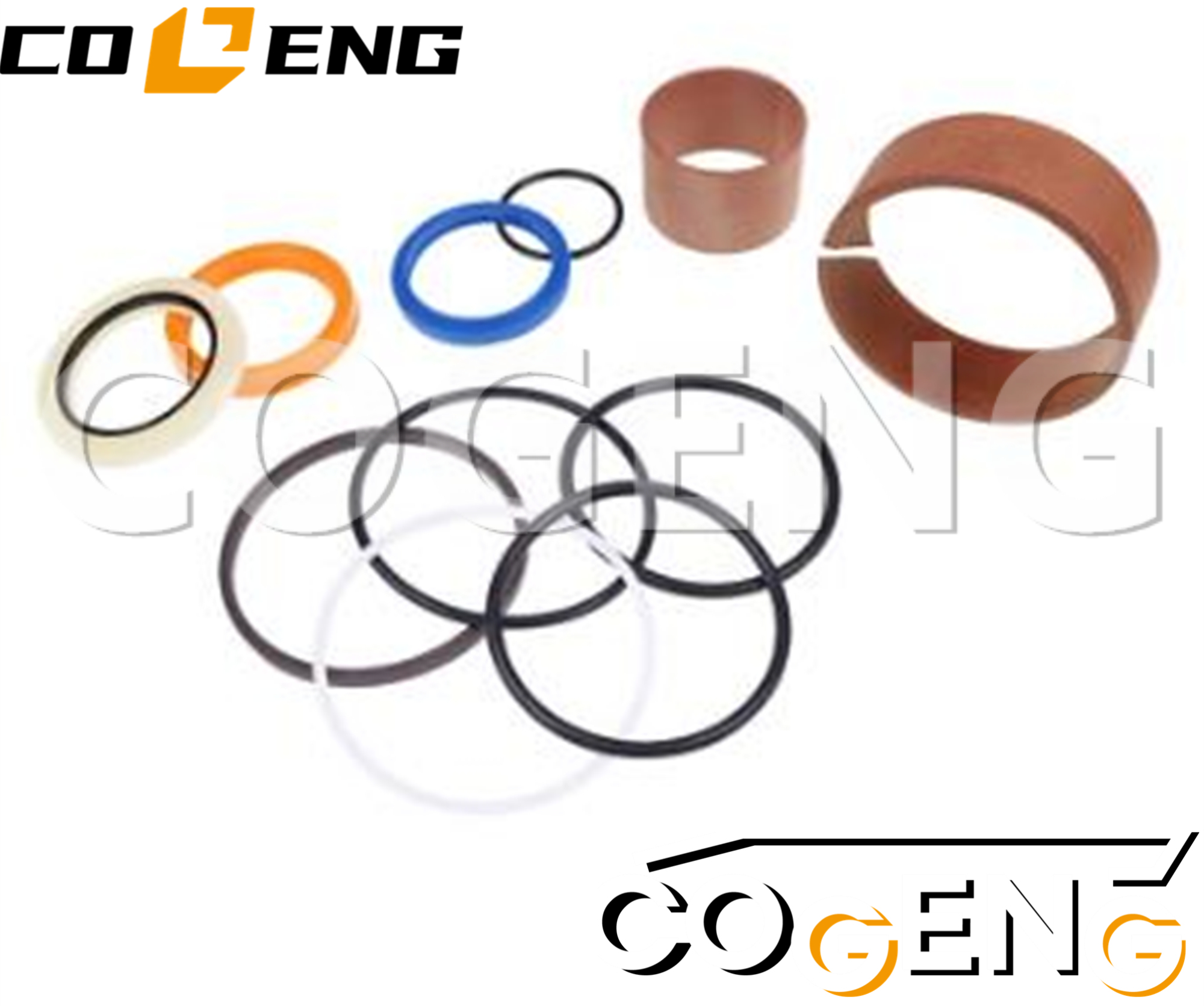 COGENG 550/42835 Bucket Cylinder Seal Kit for JCB 3CX 4CX Backhoe Loaders | Premium Replacement Solution,Excavator Solenoid Valve | Excavator Pressure Switch | Excavator Revolution Sensor | Excavator Wiring Harness | Excavator Throttle Motor --- COGENG High-Qulity Parts Service GAOGENG Provider,COGENG 550/42835 Bucket Cylinder Seal Kit JCB 3CX 4CX Backhoe Loader