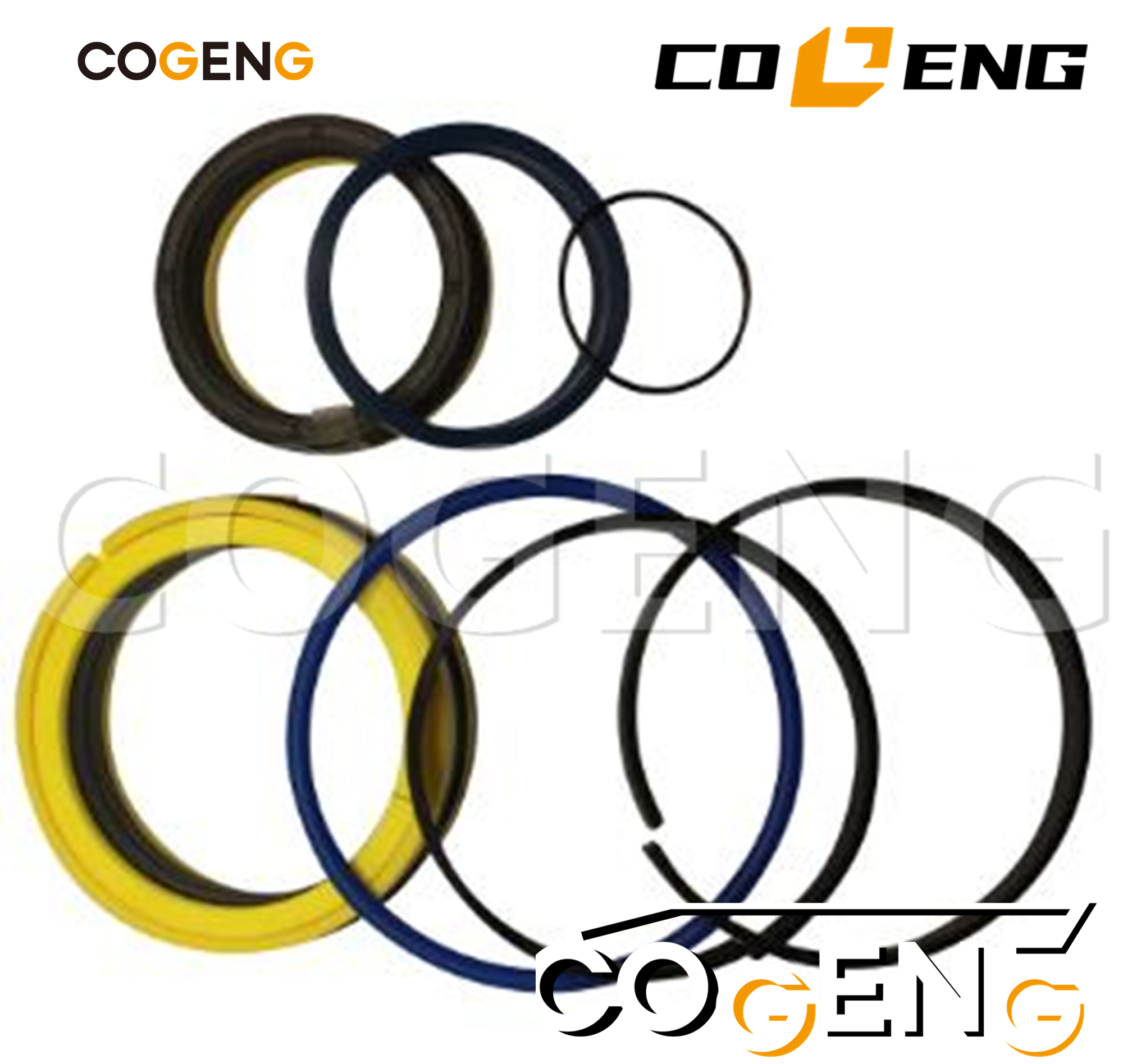 COGENG 991/00012 991-00012 99100012 JCB Boom Arm Stick Swing Cylinder Seal Kit,Excavator Solenoid Valve | Excavator Pressure Switch | Excavator Revolution Sensor | Excavator Wiring Harness | Excavator Throttle Motor --- COGENG High-Qulity Parts Service GAOGENG Provider,COGENG 991/00012 Boom Arm Swing Cylinder Seal Kit JCB OEM