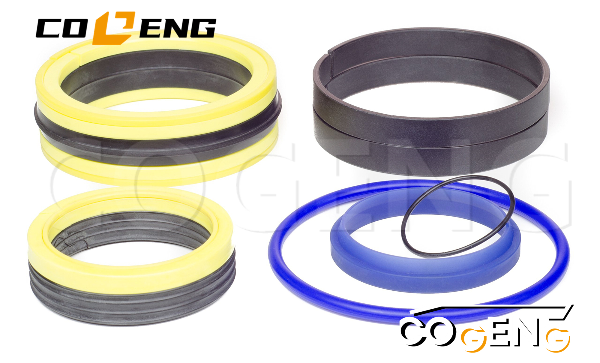 COGENG 991/00147  99100147 99100147 Seal Kit for JCBRam Bucket Cylinder JS210 8052 8060 8080 JS200 JS220,Excavator Solenoid Valve | Excavator Pressure Switch | Excavator Revolution Sensor | Excavator Wiring Harness | Excavator Throttle Motor --- COGENG High-Qulity Parts Service GAOGENG Provider,COGENG 991/00147 RAM Bucket Cylinder Seal Kit for JCB JS200 JS210 JS220 Excavators | Premium Replacement Solution