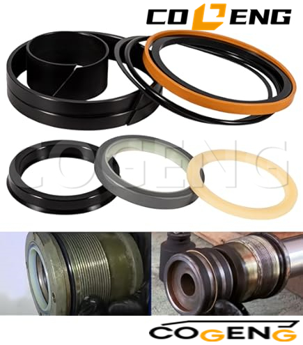 COGENG 878000486 Premium Hydraulic Cylinder Seal Kit for Komatsu Excavators,Excavator Solenoid Valve | Excavator Pressure Switch | Excavator Revolution Sensor | Excavator Wiring Harness | Excavator Throttle Motor --- COGENG High-Qulity Parts Service GAOGENG Provider,COGENG 878000486 Premium Hydraulic Cylinder Seal Kit