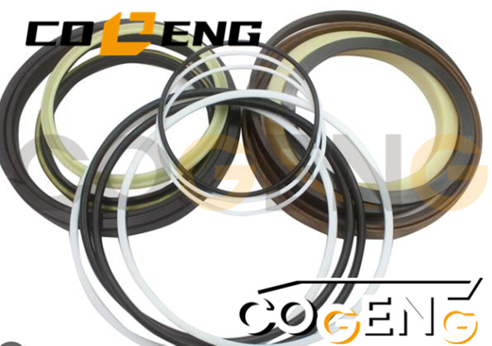 COGENG 707-99-32070  7079932070 Komatsu  Premium Swing Cylinder Seal Kit,Excavator Solenoid Valve | Excavator Pressure Switch | Excavator Revolution Sensor | Excavator Wiring Harness | Excavator Throttle Motor --- COGENG High-Qulity Parts Service GAOGENG Provider,COGENG 707-99-32070  7079932070  Premium Swing Cylinder Seal Kit for Komatsu WB Series Backhoe Loaders | Complete Rotation System Repair | Direct OEM Replacement