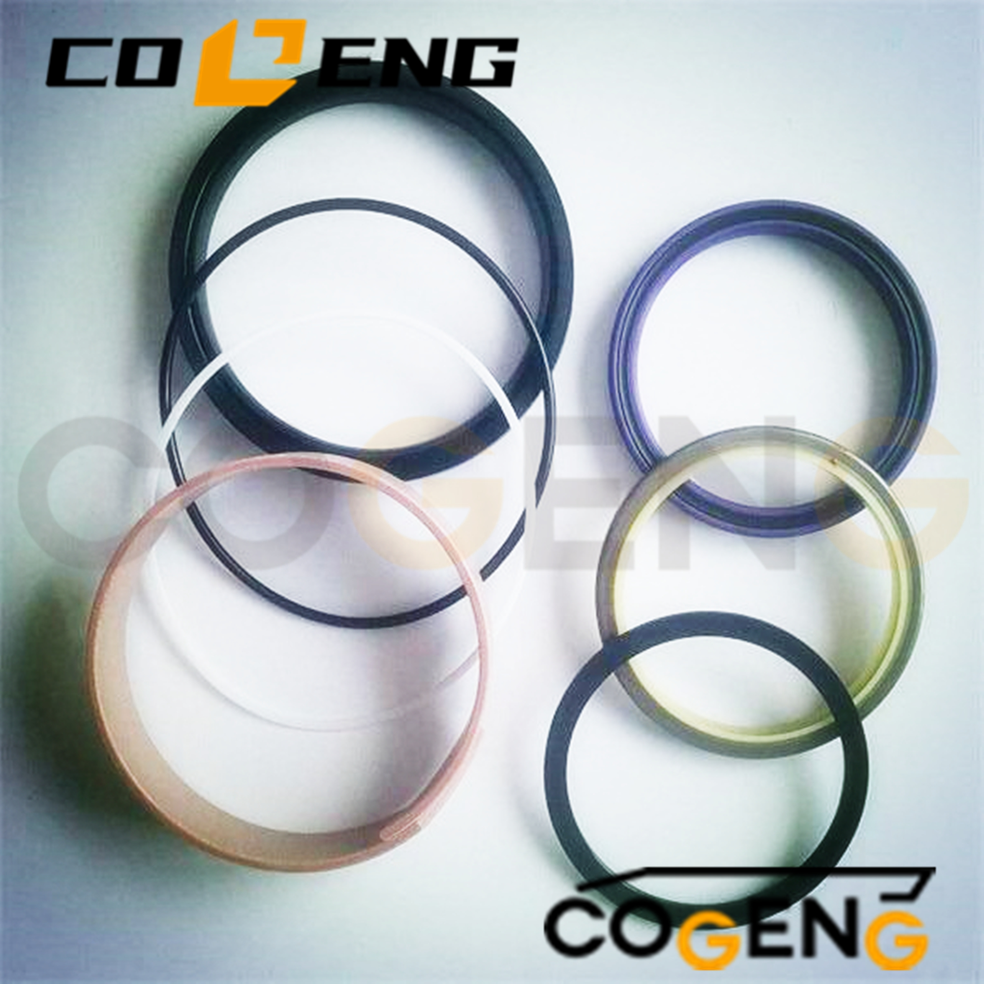 COGENG 707-99-32070  7079932070 Komatsu  Premium Swing Cylinder Seal Kit,Excavator Solenoid Valve | Excavator Pressure Switch | Excavator Revolution Sensor | Excavator Wiring Harness | Excavator Throttle Motor --- COGENG High-Qulity Parts Service GAOGENG Provider,COGENG 707-99-32070  7079932070  Premium Swing Cylinder Seal Kit for Komatsu WB Series Backhoe Loaders | Complete Rotation System Repair | Direct OEM Replacement