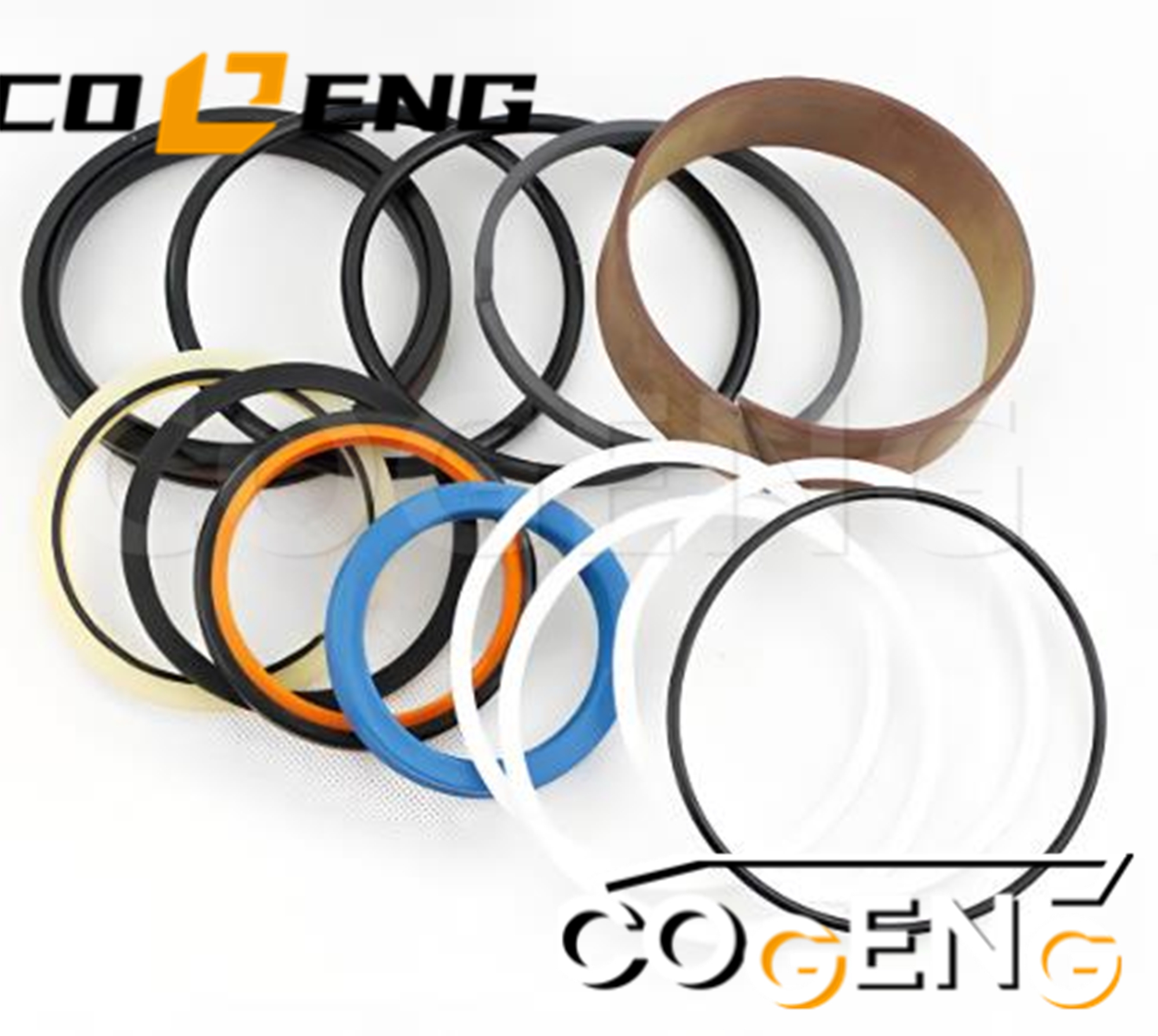 COGENG  707-99-64520  Komatsu Wheel Loader Dump & Bucket Pitch Cylinder Seal Kit WA380-3 & WA350-3A Loaders,Excavator Solenoid Valve | Excavator Pressure Switch | Excavator Revolution Sensor | Excavator Wiring Harness | Excavator Throttle Motor --- COGENG High-Qulity Parts Service GAOGENG Provider,COGENG 707-99-64520 Dump & Bucket Pitch Cylinder Seal Kit WA380 WA350