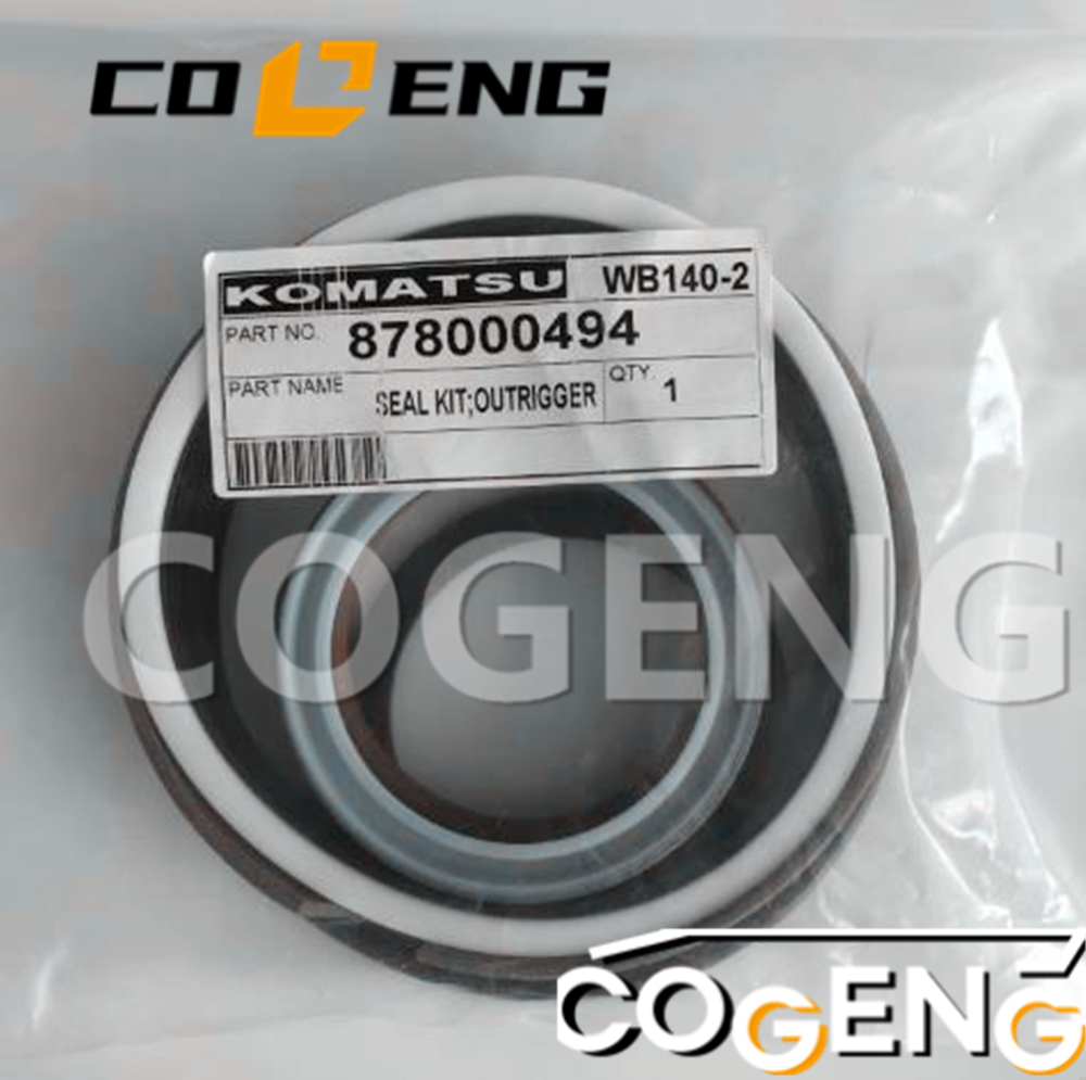 COGENG 878000494 Outrigger Cylinder Seal Kit Fits Komatsu WB140-50,Excavator Solenoid Valve | Excavator Pressure Switch | Excavator Revolution Sensor | Excavator Wiring Harness | Excavator Throttle Motor --- COGENG High-Qulity Parts Service GAOGENG Provider,COGENG 878000494 Outrigger Cylinder Seal Kit Komatsu WB140-50 Backhoe