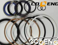 COGENG 878000542  Komatsu WB140-2 Backhoe Loader Boom Cylinder Complete Seal Kit,Excavator Solenoid Valve | Excavator Pressure Switch | Excavator Revolution Sensor | Excavator Wiring Harness | Excavator Throttle Motor --- COGENG High-Qulity Parts Service GAOGENG Provider,COGENG 878000542 Heavy-Duty Boom Cylinder Seal Kit - Model: CGK-8780-00542
