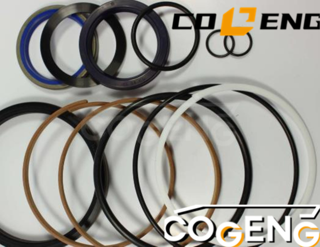 COGENG 878000542  Komatsu WB140-2 Backhoe Loader Boom Cylinder Complete Seal Kit,Excavator Solenoid Valve | Excavator Pressure Switch | Excavator Revolution Sensor | Excavator Wiring Harness | Excavator Throttle Motor --- COGENG High-Qulity Parts Service GAOGENG Provider,COGENG 878000542 Heavy-Duty Boom Cylinder Seal Kit - Model: CGK-8780-00542