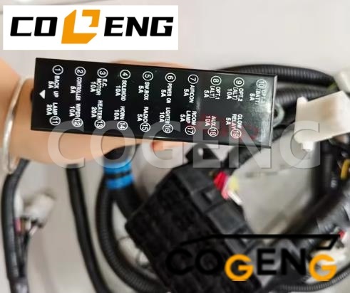 COGENG 0005757 / 0005757H / 0005757H-02 Internal Cab Wiring Harness for Hitachi ZAX60 / ZX60 / ZAX70 / ZX70 Excavators,Excavator Solenoid Valve | Excavator Pressure Switch | Excavator Revolution Sensor | Excavator Wiring Harness | Excavator Throttle Motor --- COGENG High-Qulity Parts Service GAOGENG Provider,COGENG 0005757 Cab Wiring Harness for Hitachi ZAX60 ZX60 ZAX70 ZX70