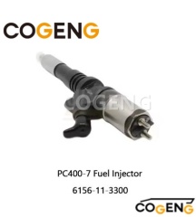 COGENG 6156-11-3300 6156-11-3301 Komatsu Electronic Fuel Injector  for PC400-7 / PC450-7 / 6D125 Engine,Excavator Solenoid Valve | Excavator Pressure Switch | Excavator Revolution Sensor | Excavator Wiring Harness | Excavator Throttle Motor --- COGENG High-Qulity Parts Service GAOGENG Provider,COGENG 6156-11-3300/3301 Fuel Injector for Komatsu PC400-7