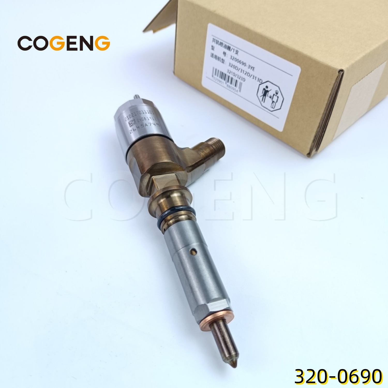 COGENG Caterpillar 320-0690 3200690  Fuel Injector  for Cat Caterpillar Perkins C6.6,Excavator Solenoid Valve | Excavator Pressure Switch | Excavator Revolution Sensor | Excavator Wiring Harness | Excavator Throttle Motor --- COGENG High-Qulity Parts Service GAOGENG Provider,COGENG 320-0690 Fuel Injector Caterpillar Perkins C6.6 Engine OEM