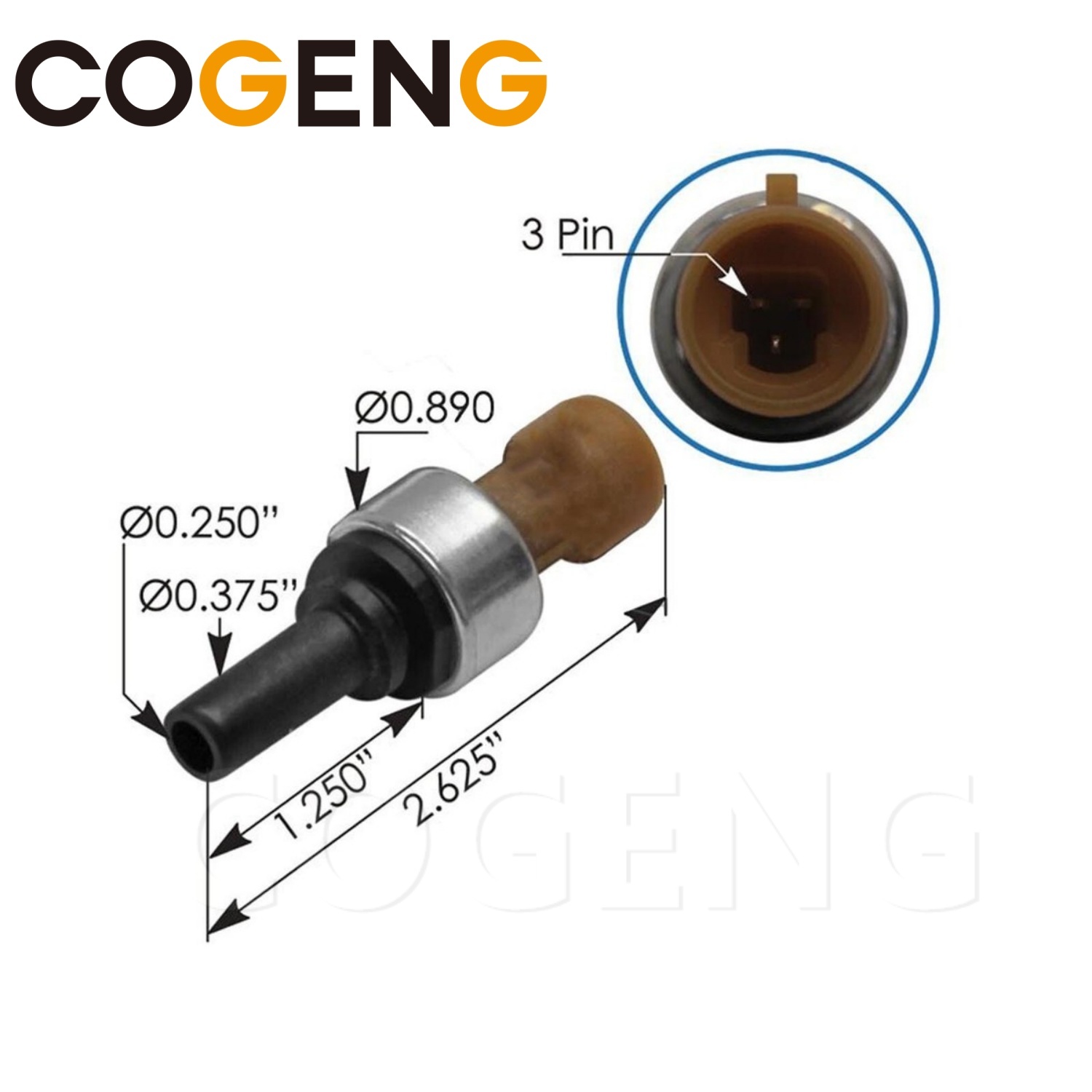 COGENG  20476992 64MT475M Pressure Sensor Kit Volvo Truck 20824479 20449988 22443498 ,Excavator Solenoid Valve | Excavator Pressure Switch | Excavator Revolution Sensor | Excavator Wiring Harness | Excavator Throttle Motor --- COGENG High-Qulity Parts Service GAOGENG Provider,COGENG Pressure Sensor 20476992 20824479 Volvo Truck