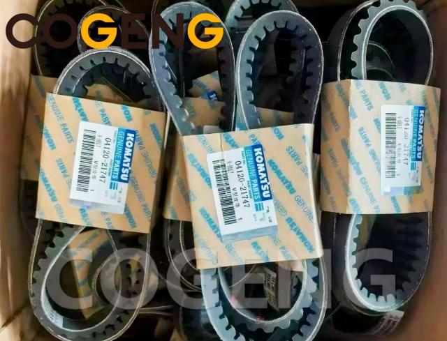 COGENG V-Belt 04120-21747 For Komatsu PC200 PC200LL PC210 PC220 PC220LL Engine 4D95L S4D95LE,Excavator Solenoid Valve | Excavator Pressure Switch | Excavator Revolution Sensor | Excavator Wiring Harness | Excavator Throttle Motor --- COGENG High-Qulity Parts Service GAOGENG Provider,COGENG 04120-21747 V-Belt Komatsu PC200 PC210 4D95L