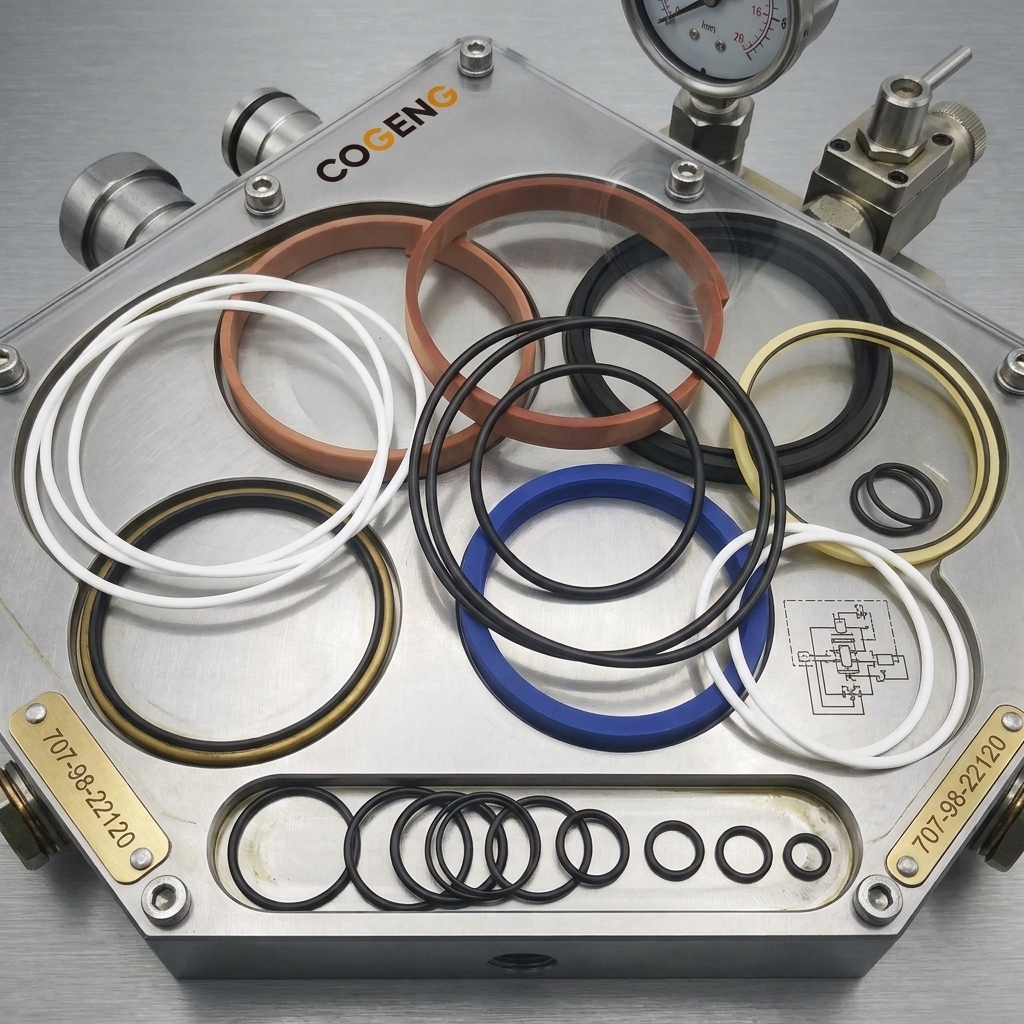 COGENG 707-98-22120 Seal Kit Komatsu PC20-5 GD300A-1,Excavator Solenoid Valve | Excavator Pressure Switch | Excavator Revolution Sensor | Excavator Wiring Harness | Excavator Throttle Motor --- COGENG High-Qulity Parts Service GAOGENG Provider,COGENG 707-98-22120 Seal Kit Komatsu PC20-5 GD300A-1