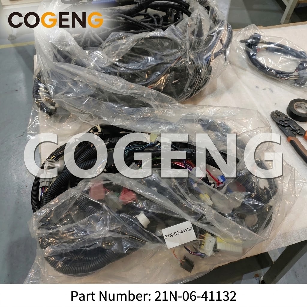 COGENG 21N-06-41132 Wiring Harness Komatsu PC1250,Excavator Solenoid Valve | Excavator Pressure Switch | Excavator Revolution Sensor | Excavator Wiring Harness | Excavator Throttle Motor --- COGENG High-Qulity Parts Service GAOGENG Provider,COGENG 21N-06-41132 Wiring Harness Komatsu PC1250
