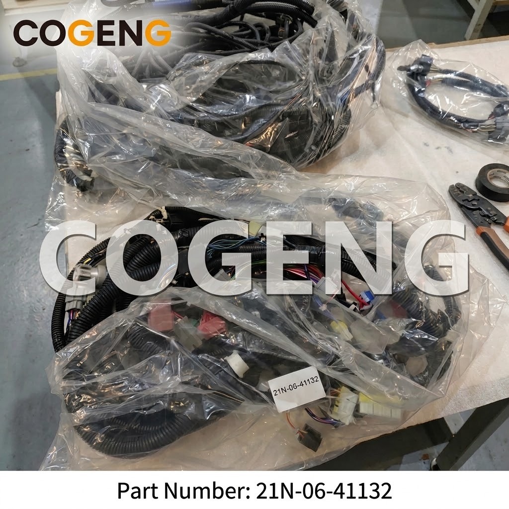 COGENG 21N-06-41132 Wiring Harness Komatsu PC1250,Excavator Solenoid Valve | Excavator Pressure Switch | Excavator Revolution Sensor | Excavator Wiring Harness | Excavator Throttle Motor --- COGENG High-Qulity Parts Service GAOGENG Provider,COGENG 21N-06-41132 Wiring Harness Komatsu PC1250