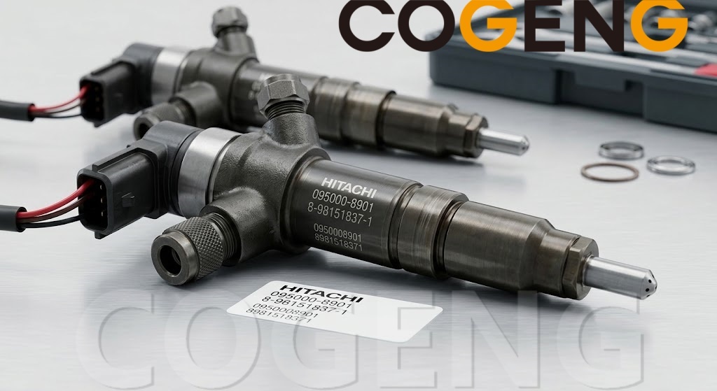 COGENG 095000-8901 Common Rail Injector Hitachi Sany,Excavator Solenoid Valve | Excavator Pressure Switch | Excavator Revolution Sensor | Excavator Wiring Harness | Excavator Throttle Motor --- COGENG High-Qulity Parts Service GAOGENG Provider,COGENG 095000-8901 Common Rail Injector Hitachi