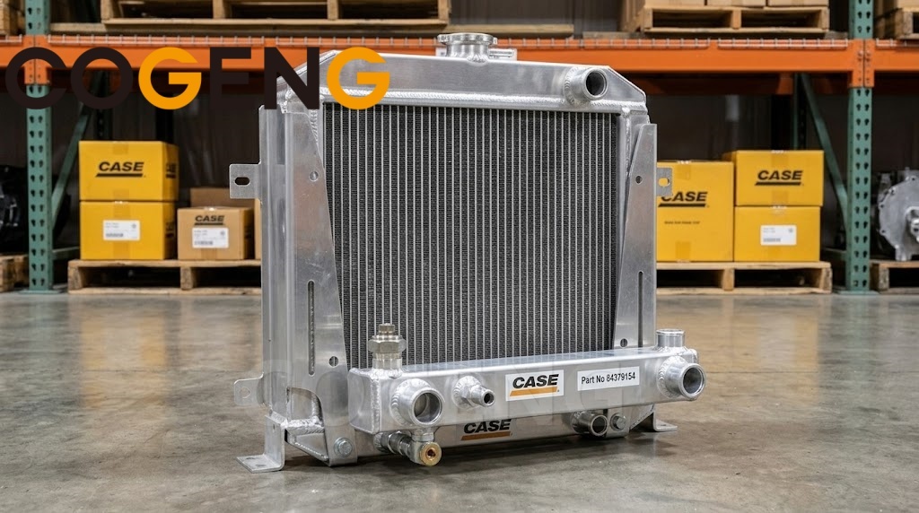 COGENG Radiator 84379154 for Case Skid Steer SR250 SV300 TR320,Excavator Solenoid Valve | Excavator Pressure Switch | Excavator Revolution Sensor | Excavator Wiring Harness | Excavator Throttle Motor --- COGENG High-Qulity Parts Service GAOGENG Provider,COGENG Radiator 84379154 for Case Skid Steer SR250 SV300 TR320