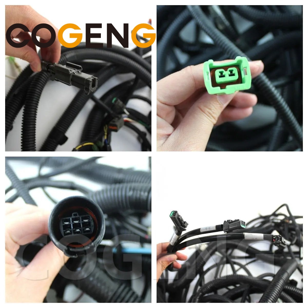COGENG 0001302 Wiring Harness Hitachi EX400-3,Excavator Solenoid Valve | Excavator Pressure Switch | Excavator Revolution Sensor | Excavator Wiring Harness | Excavator Throttle Motor --- COGENG High-Qulity Parts Service GAOGENG Provider,COGENG 0001302 Wiring Harness Hitachi EX400-3