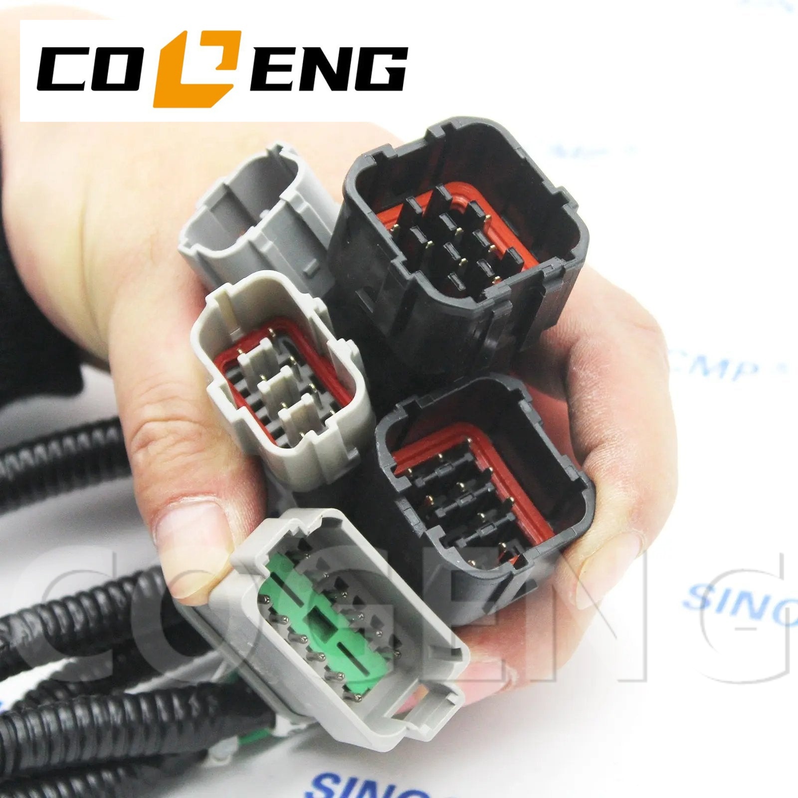 COGENG 20Y-06-71511 Internal Harness Komatsu PC200-7,Excavator Solenoid Valve | Excavator Pressure Switch | Excavator Revolution Sensor | Excavator Wiring Harness | Excavator Throttle Motor --- COGENG High-Qulity Parts Service GAOGENG Provider,COGENG 20Y-06-71511 Internal Harness Komatsu PC200-7