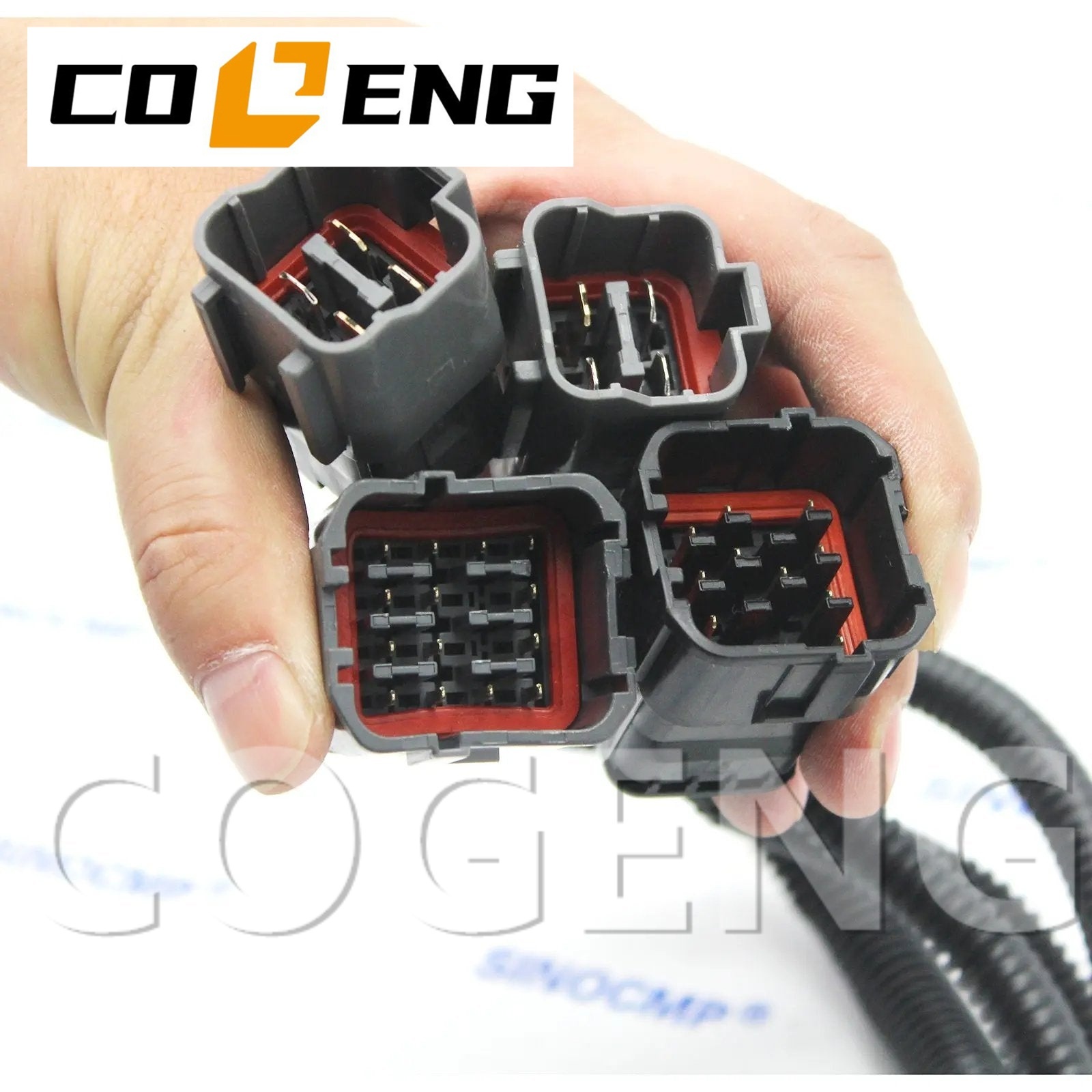 COGENG 20Y-06-71512 Internal Harness Komatsu PC200-7,Excavator Solenoid Valve | Excavator Pressure Switch | Excavator Revolution Sensor | Excavator Wiring Harness | Excavator Throttle Motor --- COGENG High-Qulity Parts Service GAOGENG Provider,COGENG 20Y-06-71512 Internal Harness Komatsu PC200-7