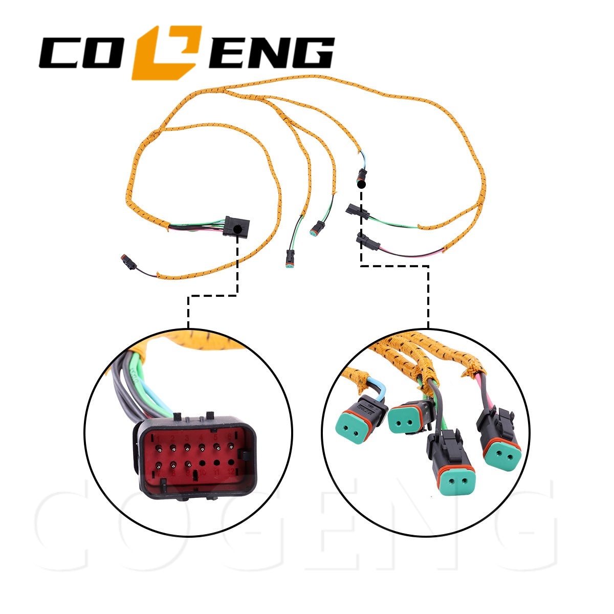 COGENG 259-4937 Engine Harness CAT E345C 345C,Excavator Solenoid Valve | Excavator Pressure Switch | Excavator Revolution Sensor | Excavator Wiring Harness | Excavator Throttle Motor --- COGENG High-Qulity Parts Service GAOGENG Provider,COGENG 259-4937 Engine Harness CAT E345C 345C