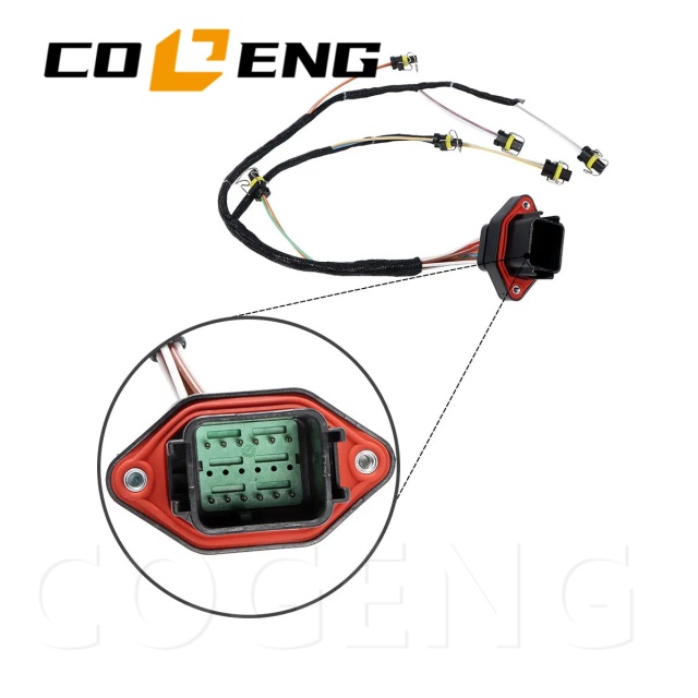 COGENG 188-9865 Injector Harness CAT C9,Excavator Solenoid Valve | Excavator Pressure Switch | Excavator Revolution Sensor | Excavator Wiring Harness | Excavator Throttle Motor --- COGENG High-Qulity Parts Service GAOGENG Provider,COGENG 188-9865 215-3249 Injector Harness CAT C9