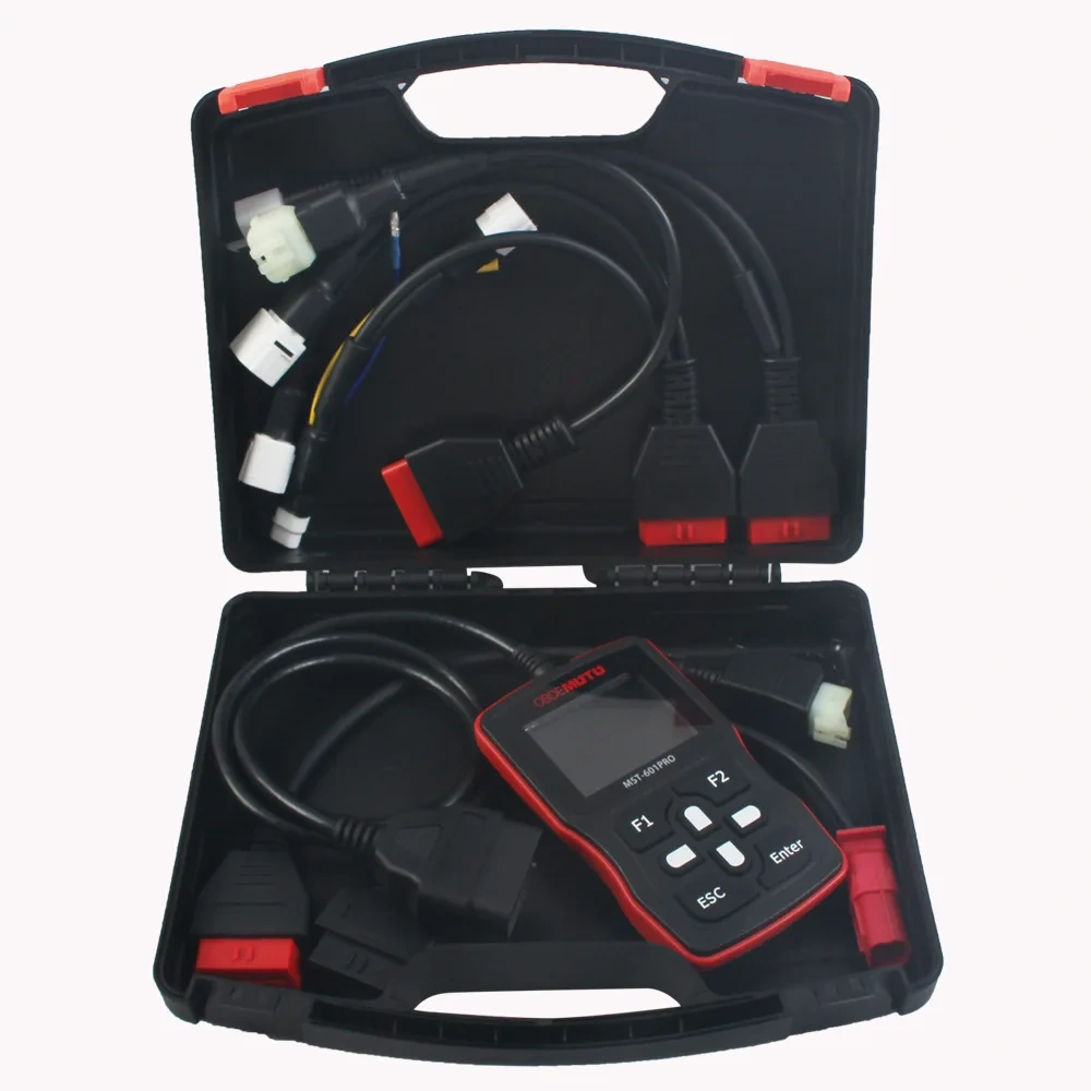 Motorcycle Diagnostic Scanner for Honda for Suzuki for Yamaha for OBD-II MST-601 PRO (5IN1) Reader Automotive Diagnostic Tool