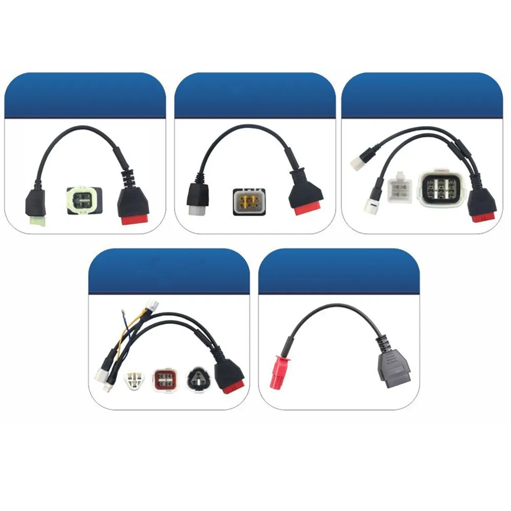 Motorcycle Diagnostic Scanner for Honda for Suzuki for Yamaha for OBD-II MST-601 PRO (5IN1) Reader Automotive Diagnostic Tool