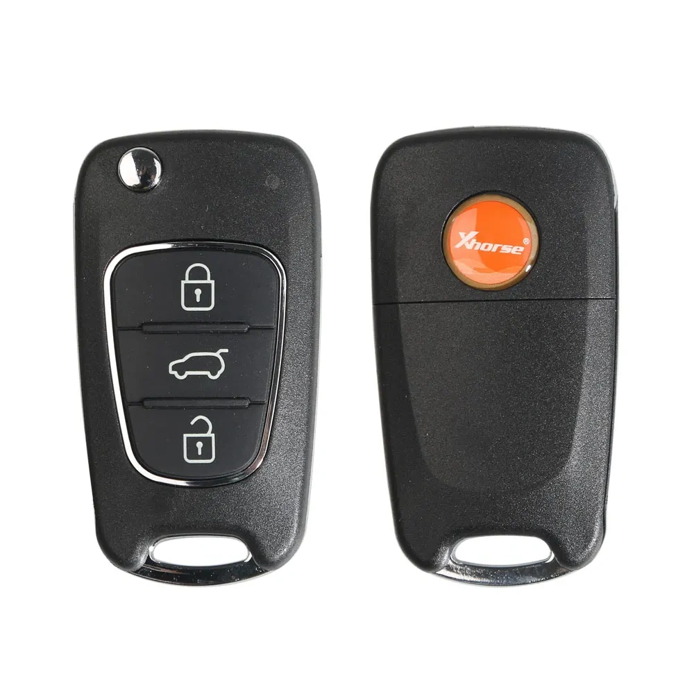 Xhorse XKHY02EN Wire Remote Key for Hyundai Flip 3 Buttons English